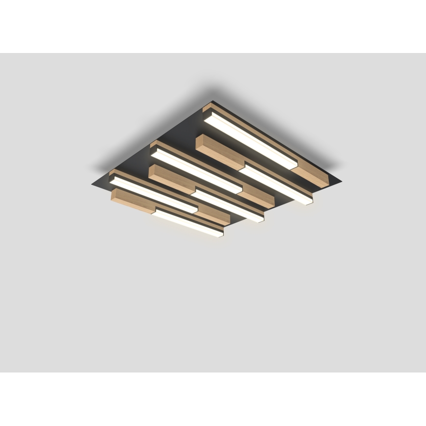 Wofi 9031-606 - Luminária de teto LED dimmerizável PALERMO LED/26W/230V seringueira