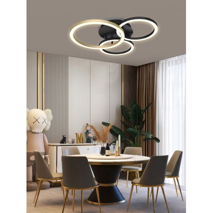 Wofi 9042-304 - Candelabro integrado LED com regulação BAYEUX LED/51W/230V