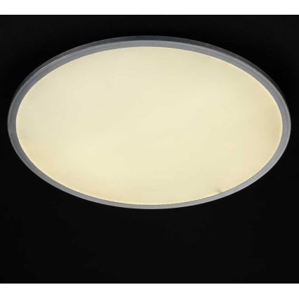 Wofi 9457.01.70.9600 - Iluminação de teto LED com regulação LINOX LED/34W/230V 3000-6000K + controlo remoto