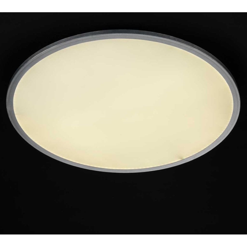 Wofi 9457.01.70.9600 - Iluminação de teto LED com regulação LINOX LED/34W/230V 3000-6000K + controlo remoto