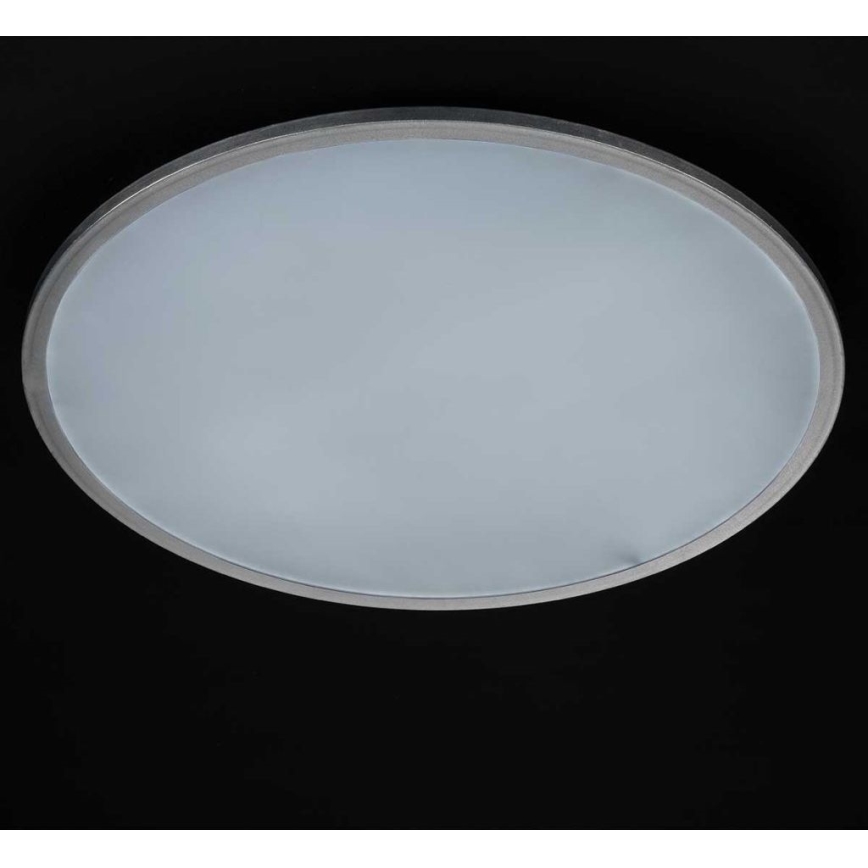 Wofi 9457.01.70.9600 - Iluminação de teto LED com regulação LINOX LED/34W/230V 3000-6000K + controlo remoto