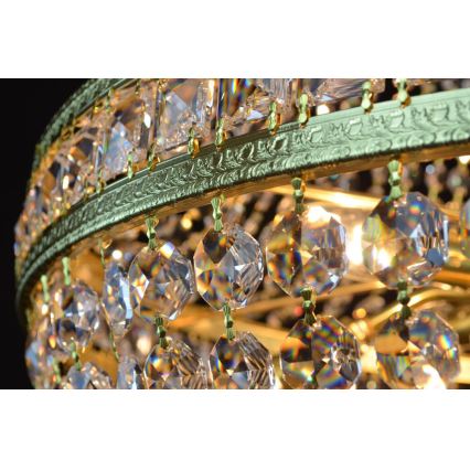 Wranovsky JWZ014060100-8 - Candelabro de cristal de corrente STOCKHOLM 8xE14/40W/230V