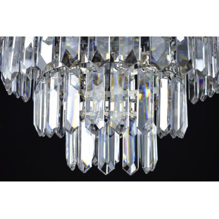 Wranovsky JWZ024060301 - Candelabro de cristal integrado PORTO 5xE14/40W/230V + 1xE27/40W