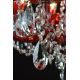 Wranovsky JWZ101083101 - Candelabro de cristal de corrente BRILLIANT 8xE14/40W/230V