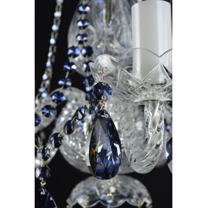 Wranovsky JWZ102052101 - Candelabro de cristal de corrente DE LUXE 5xE14/40W/230V