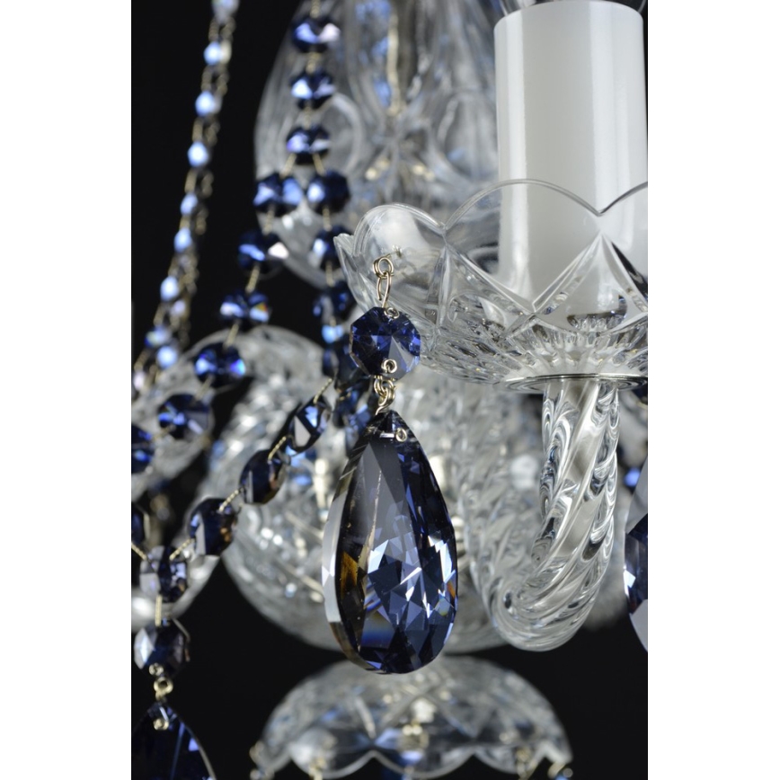 Wranovsky JWZ102052101 - Candelabro de cristal de corrente DE LUXE 5xE14/40W/230V