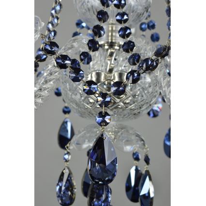 Wranovsky JWZ102052101 - Candelabro de cristal de corrente DE LUXE 5xE14/40W/230V