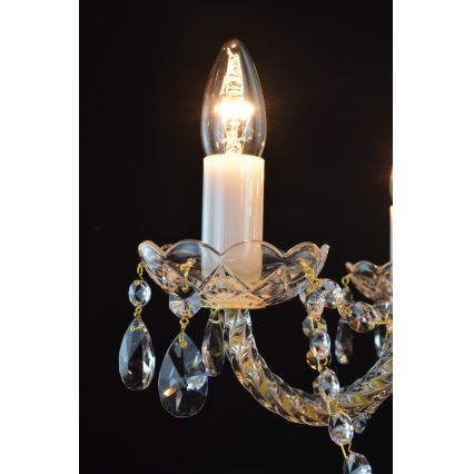 Wranovsky JWZ109052100 - Candelabro de cristal de corrente BALANCE 5xE14/40W/230V
