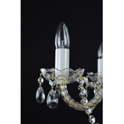 Wranovsky JWZ109052100 - Candelabro de cristal de corrente BALANCE 5xE14/40W/230V