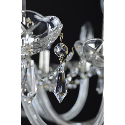 Wranovsky JWZ117122101 - Candelabro de cristal de corrente BONTON 12xE14/40W/230V