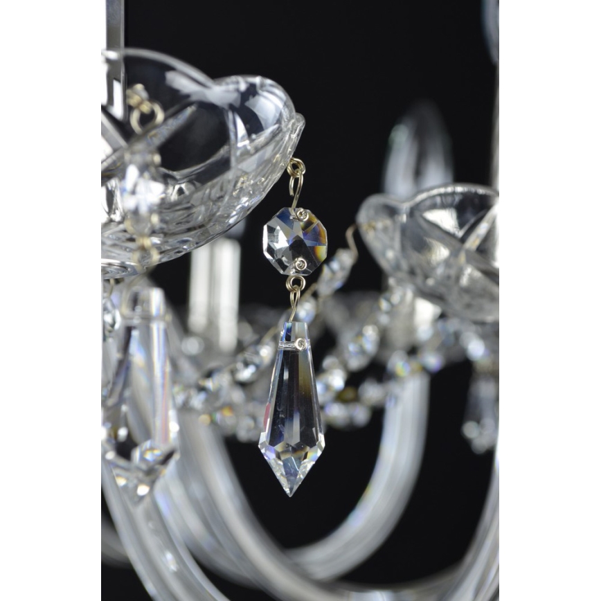 Wranovsky JWZ117122101 - Candelabro de cristal de corrente BONTON 12xE14/40W/230V