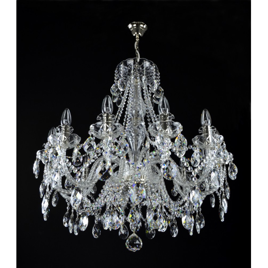 Wranovsky JWZ124122101 - Candelabro de cristal de corrente IMPERIAL 12xE14/40W/230V