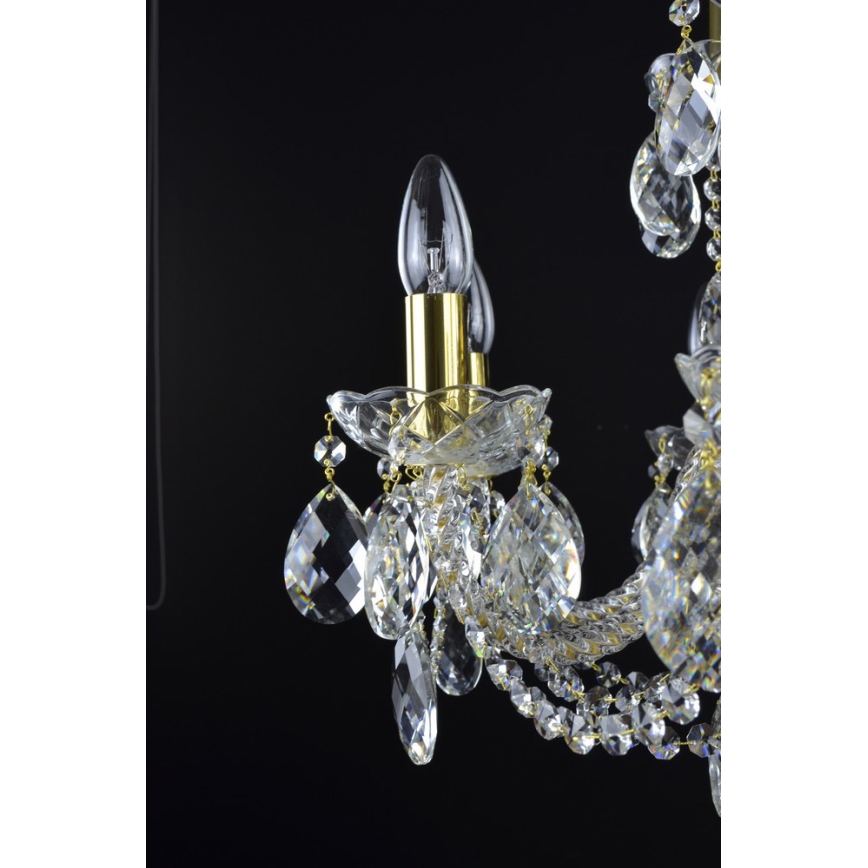 Wranovsky JWZ125122230 - Candelabro de cristal de corrente MARIERA 12xE14/40W/230V