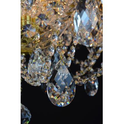 Wranovsky JWZ151082130 - Candelabro de cristal de corrente CLASSE 8xE14/40W/230V