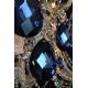 Wranovsky JWZ166182231 - Candelabro de cristal de corrente OCEAN 18xE14/40W/230V