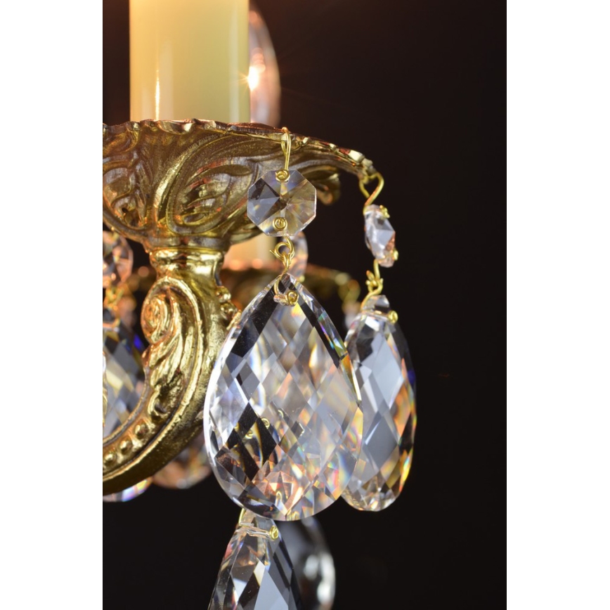 Wranovsky JWZ207061100 - Candelabro de cristal de corrente DRACO 6xE14/40W/230V