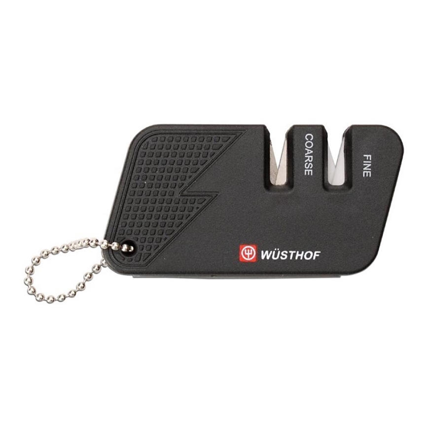 Wüsthof - Afiador de facas de bolso preto