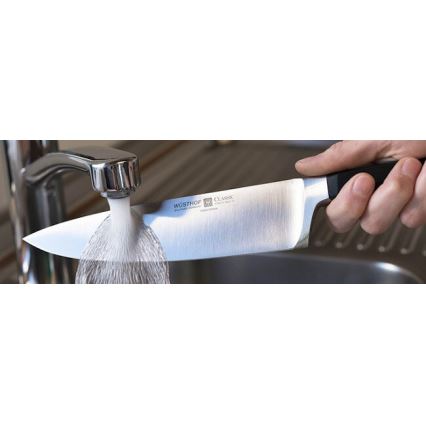 Wüsthof - Conjunto de 3 facas de cozinha CLASSIC IKON, pretas