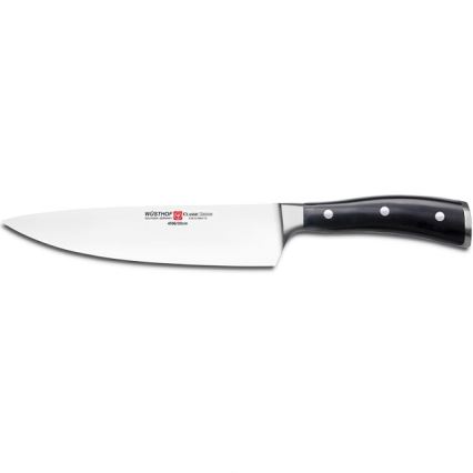 Wüsthof - Conjunto de 3 facas de cozinha CLASSIC IKON, pretas
