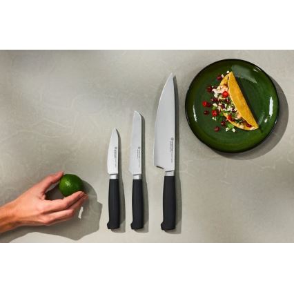Wüsthof - Conjunto de 3 facas de cozinha PARTNER, preto