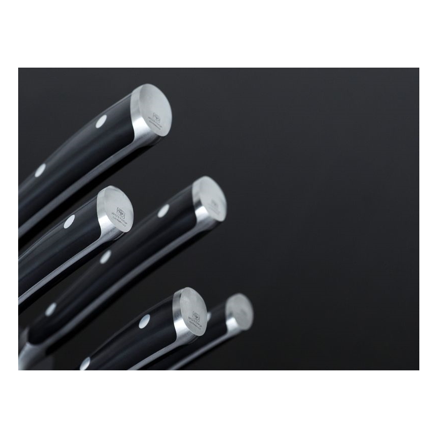 Wüsthof - Conjunto de facas de cozinha com suporte CLASSIC IKON 7 peças freixo/preto