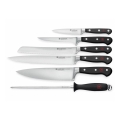 Wüsthof - Conjunto de facas de cozinha CLASSIC 6 peças preto