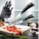 Wüsthof - Conjunto de facas de cozinha num suporte CLASSIC IKON 7 pcs preto
