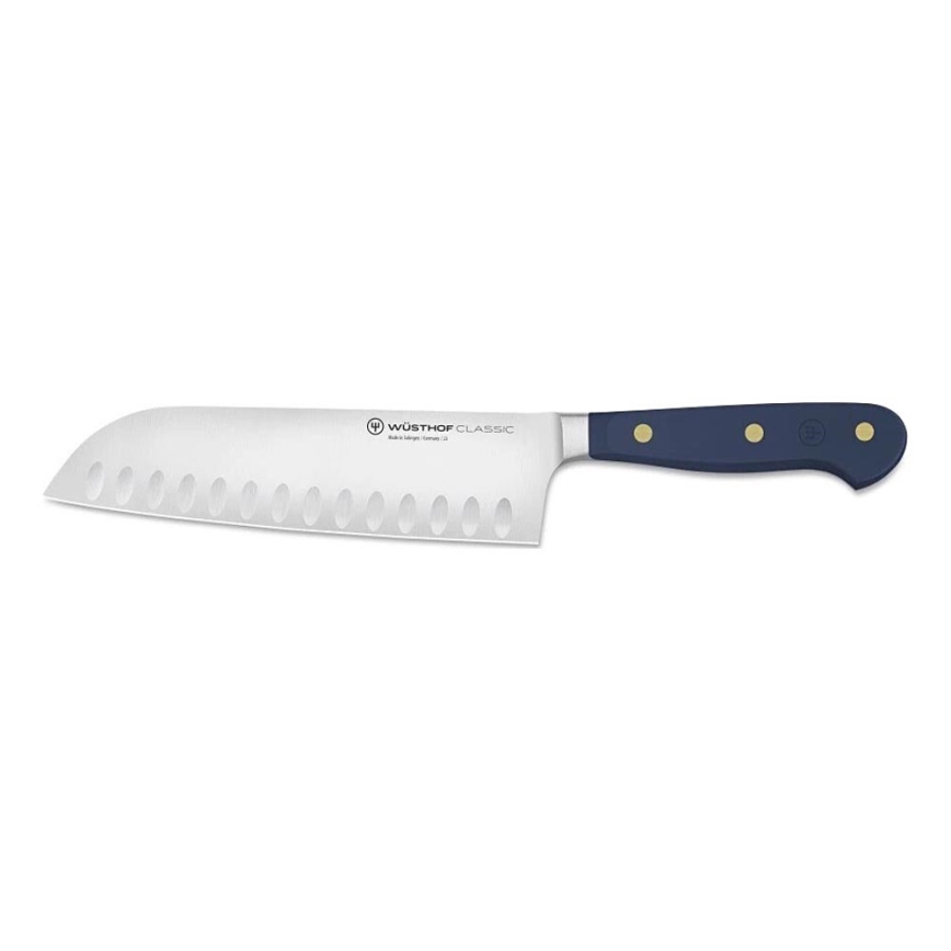 Wüsthof - Faca de cozinha santoku CLASSIC COLOUR 17 cm azul
