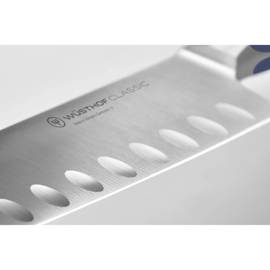 Wüsthof - Faca de cozinha santoku CLASSIC COLOUR 17 cm azul