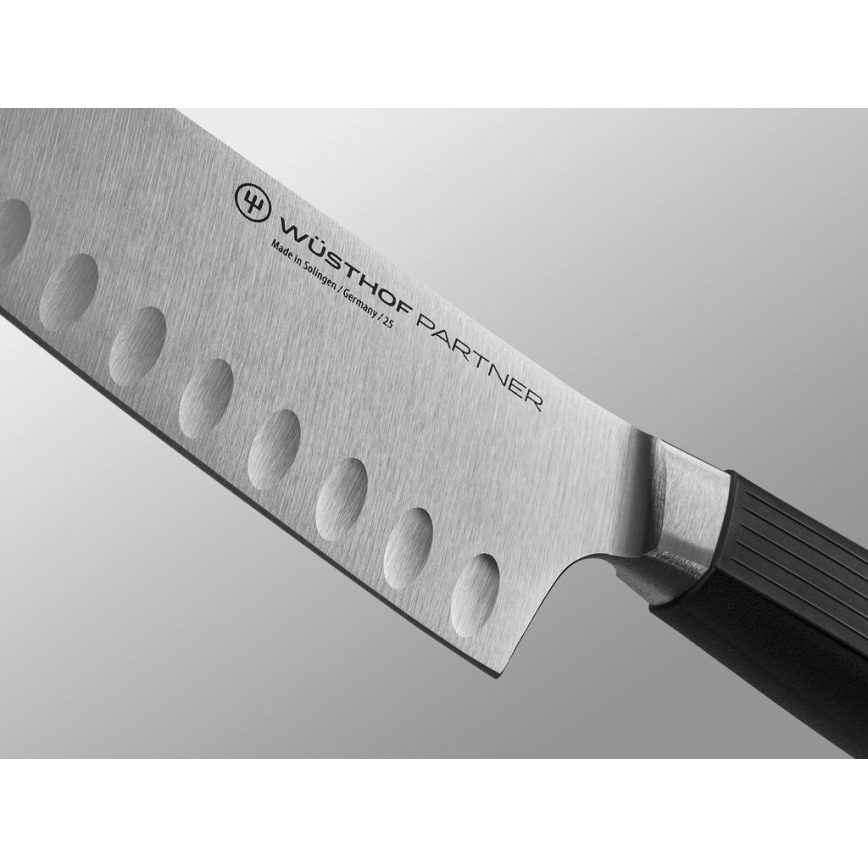 Wüsthof - Faca de cozinha santoku PARTNER 17 cm preta
