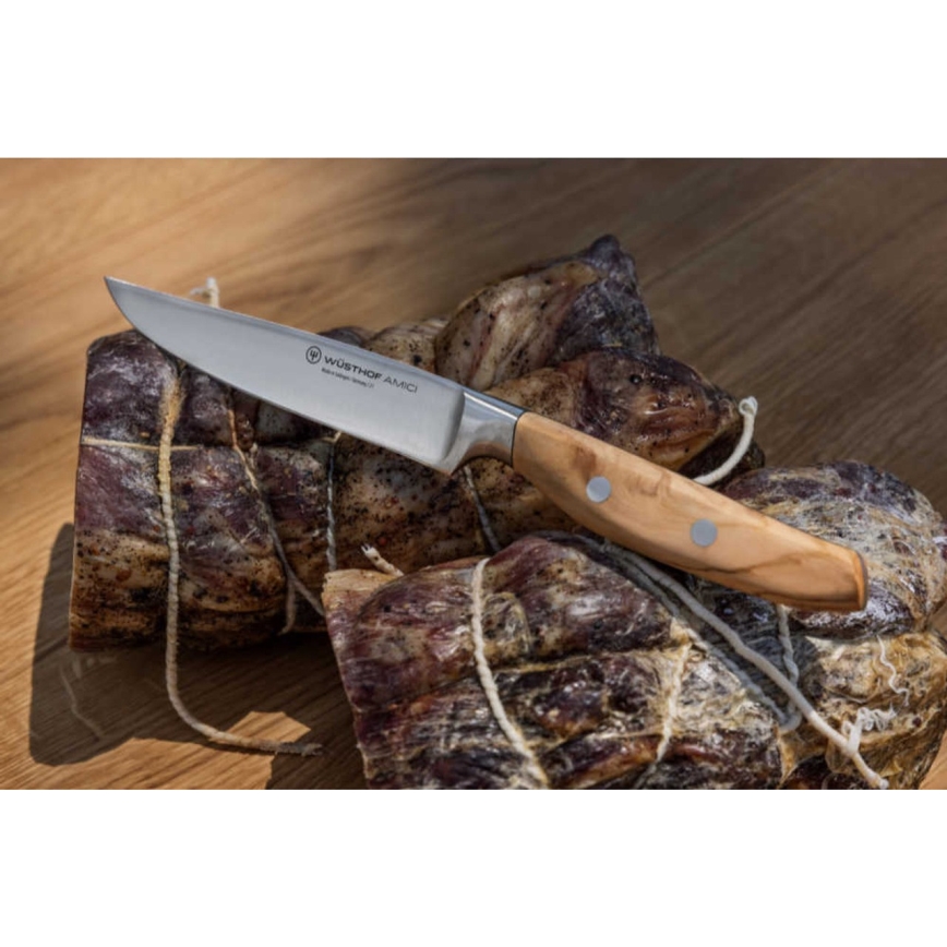 Wüsthof - Steak knife AMICI 12 cm madeira de oliveira