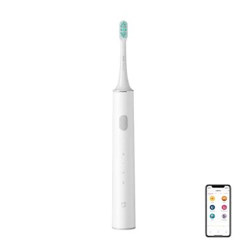 Xiaomi - Escova de dentes elétrica inteligente T500 Bluetooth IPX7 branca