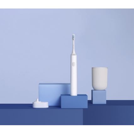 Xiaomi - Escova de dentes elétrica inteligente T500 Bluetooth IPX7 branca