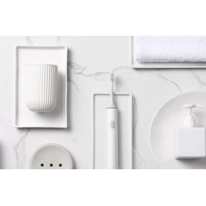 Xiaomi - Escova de dentes elétrica inteligente T500 Bluetooth IPX7 branca