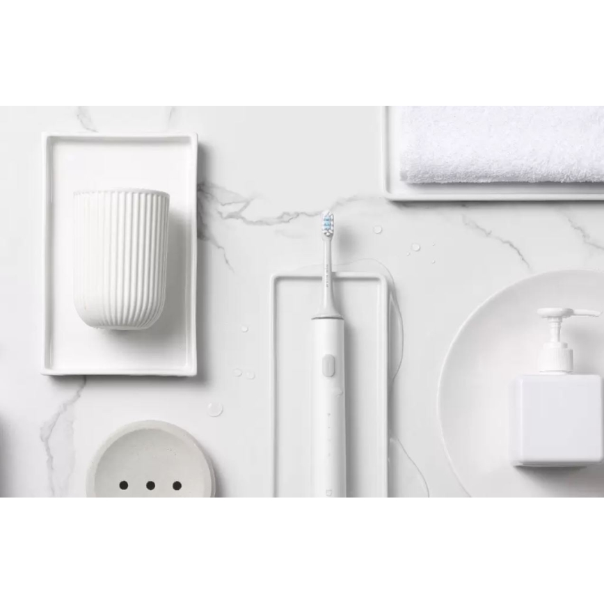 Xiaomi - Escova de dentes elétrica inteligente T500 Bluetooth IPX7 branca