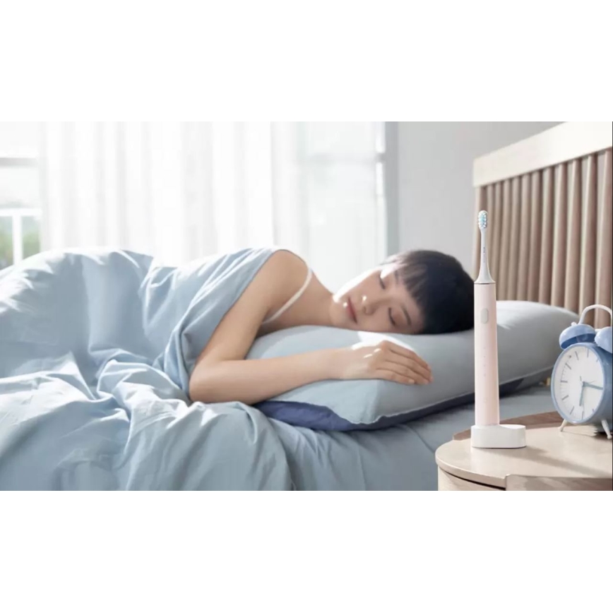 Xiaomi - Escova de dentes elétrica inteligente T500 Bluetooth IPX7 branca