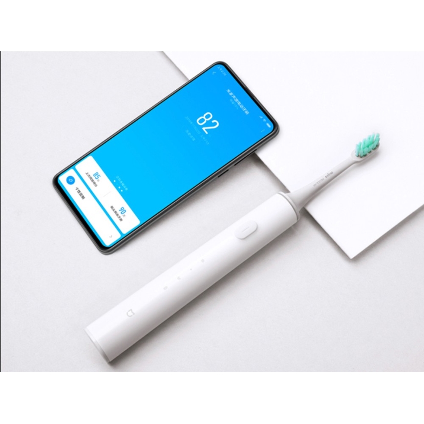 Xiaomi - Escova de dentes elétrica inteligente T500 Bluetooth IPX7 branca