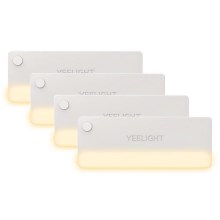 Xiaomi Yeelight - CONJUNTO 4x Iluminação de mobília LED com sensor LED/0,15W/5V