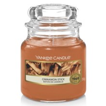 Yankee Candle - Vela aromática CINNAMON STICK pequeno 104g 20-30 horas