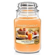 Yankee Candle - Vela aromática FARM FRESH PEACH grande 623g 110-150 horas