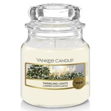 Yankee Candle - Vela aromática TWINKLING LIGHTS pequeno 104g 20-30 horas