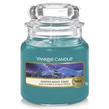 Yankee Candle - Vela aromática WINTER NIGHT STARS pequeno 104g 20-30 horas