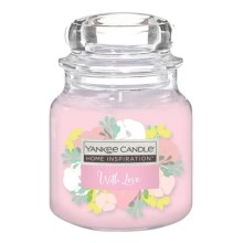 Yankee Candle - Vela aromática WITH LOVE central 340g 65-75 horas