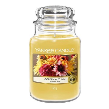 Yankee Candle - Vela perfumada GOLDEN AUTUMN grande 623g 110-150 h