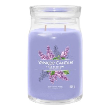 Yankee Candle - Vela perfumada LILAC BLOSSOMS grande 567 g 60-90 horas