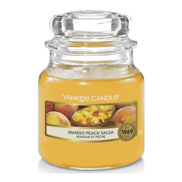 Yankee Candle - Vela perfumada MANGO PEACH SALSA pequena 104g 20-30 h