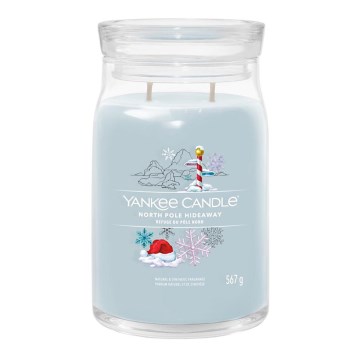 Yankee Candle - Vela perfumada NORTH POLE HIDEAWAY grande 567g 60-90 h.