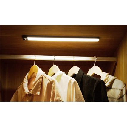 Yeelight - Iluminação LED recarregável regulável para móveis com sensor LED/2,3W/1500 mAh 4000K 40 cm prata