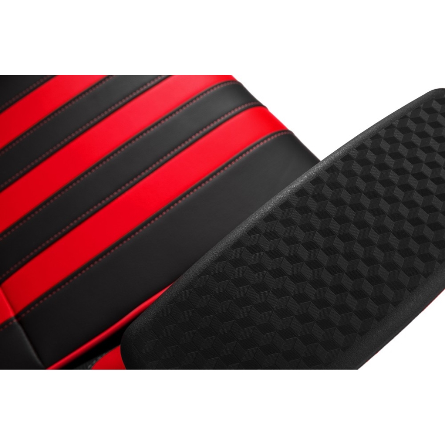 Yenkee - Cadeira de gaming preto/vermelho