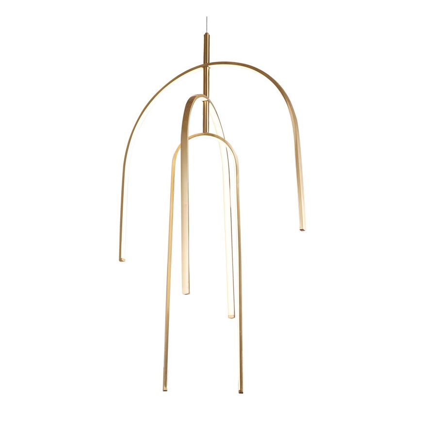 Zambelis 1931 - Candelabro suspenso LED com regulação LED/80W/230V dourada